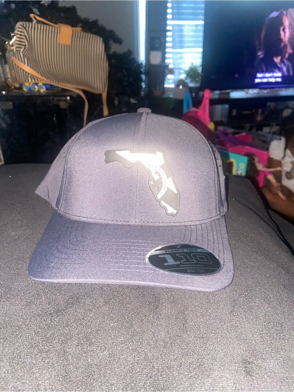Branded bills state of Florida gray SnapBack